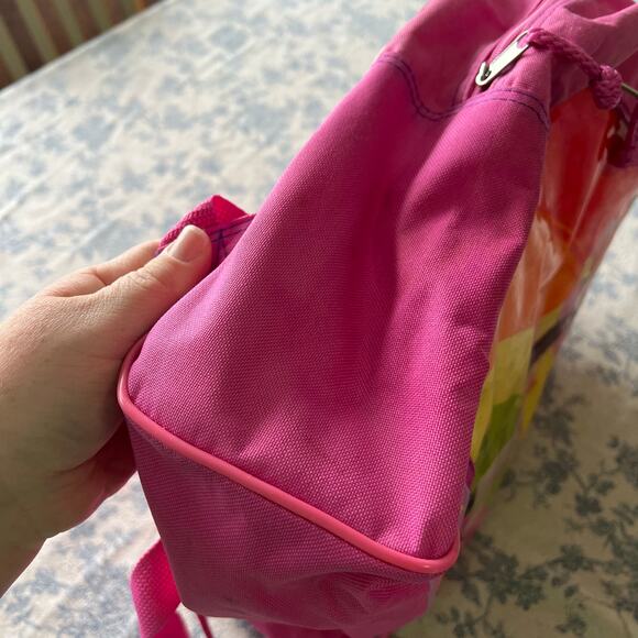 Vintage Y2K '02 Children's Barbie Backpack Rainbow Pink VGUC Nostalgia - Picture 7 of 9